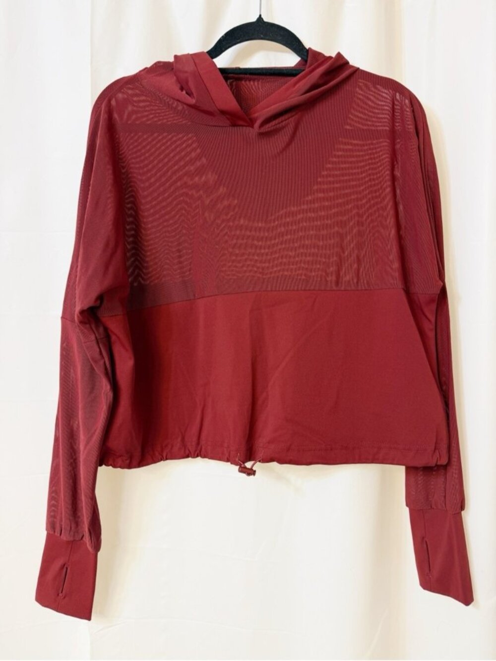 Buffbunny Collection Escandala Pullover in Vineyard Red Medium
